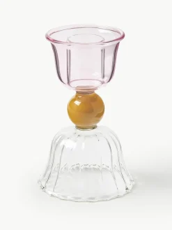 &k amsterdam Kerzenhalter Perle aus Borosilikatglas