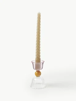 &k amsterdam Kerzenhalter Perle aus Borosilikatglas