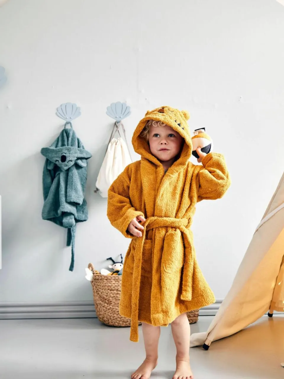 Kinder Roommate Kinder-Bademantel Tiger, in verschiedenen Größen