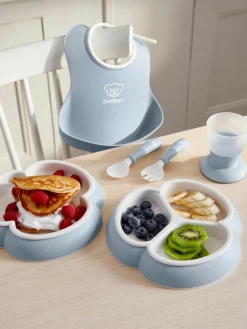 Kinder BabyBjörn Kindergeschirr Bliss mit Lätzchen, 8er-Set
