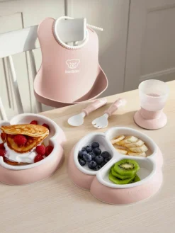 Kinder BabyBjörn Kindergeschirr Bliss mit Lätzchen, 8er-Set