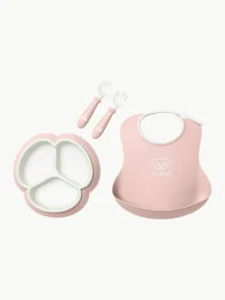 Kinder BabyBjörn Kindergeschirr Bliss mit Lätzchen, 4er-Set