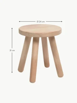 Kinder Westwing Kinderhocker Dilcia aus Gummibaumholz