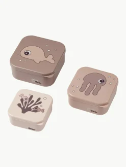 Kinder Done by Deer Kinder-Lunchboxen Sea Friends, 3er-Set