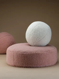 Kinder Wigiwama Kinder-Pouf Sugar aus Teddy, Ø 65 cm
