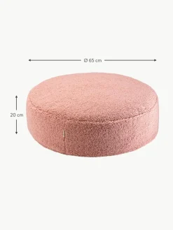 Kinder Wigiwama Kinder-Pouf Sugar aus Teddy, Ø 65 cm