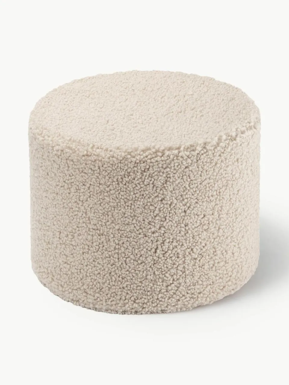 Kinder Wigiwama Kinder-Pouf Sugar aus Teddy, Ø 40 cm