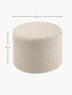 Kinder Wigiwama Kinder-Pouf Sugar aus Teddy, Ø 40 cm