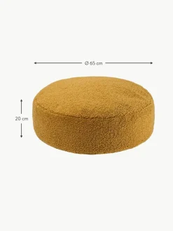 Kinder Wigiwama Kinder-Pouf Sugar aus Teddy, Ø 65 cm