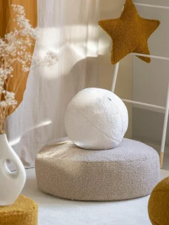 Kinder Wigiwama Kinder-Pouf Sugar aus Teddy, Ø 65 cm