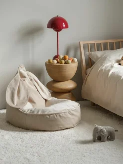 Kinder Wigiwama Kinder-Sitzsack Bunny aus Samt