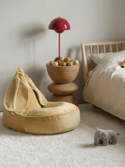 Kinder Wigiwama Kinder-Sitzsack Bunny aus Samt