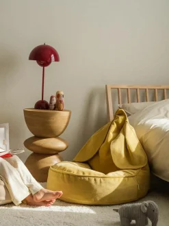 Kinder Wigiwama Kinder-Sitzsack Bunny aus Samt