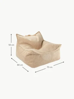 Kinder Wigiwama Kinder-Sitzsack Sugar aus Cord