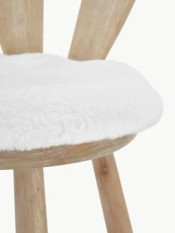 Kinder Westwing Kinderstuhl Bunny aus Gummibaumholz mit Sitzkissen