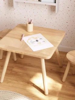 Kinder Westwing Kindertisch Dilcia aus Gummibaumholz