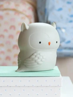 Kinder A Little Lovely Company Kinderzimmerlampe Owl mit Timer-Funktion