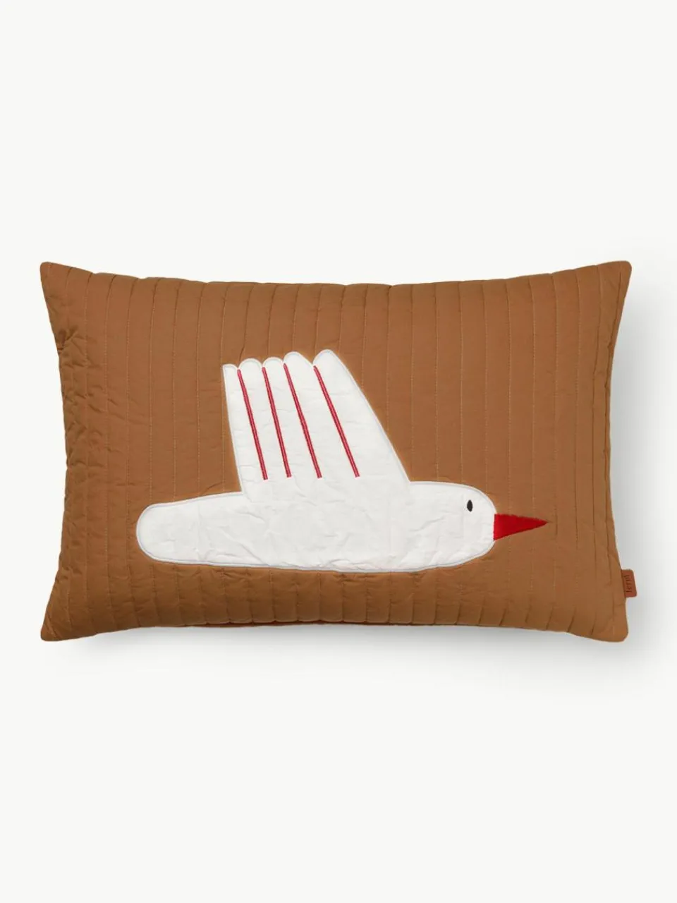 Kinder ferm LIVING Kids Kissenhülle Bird aus Bio-Baumwolle