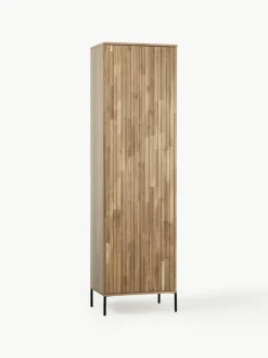 Westwing Kleiderschrank Avourio aus mit geriffelter Front