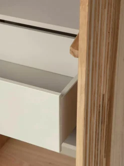 Westwing Kleiderschrank Avourio aus mit geriffelter Front