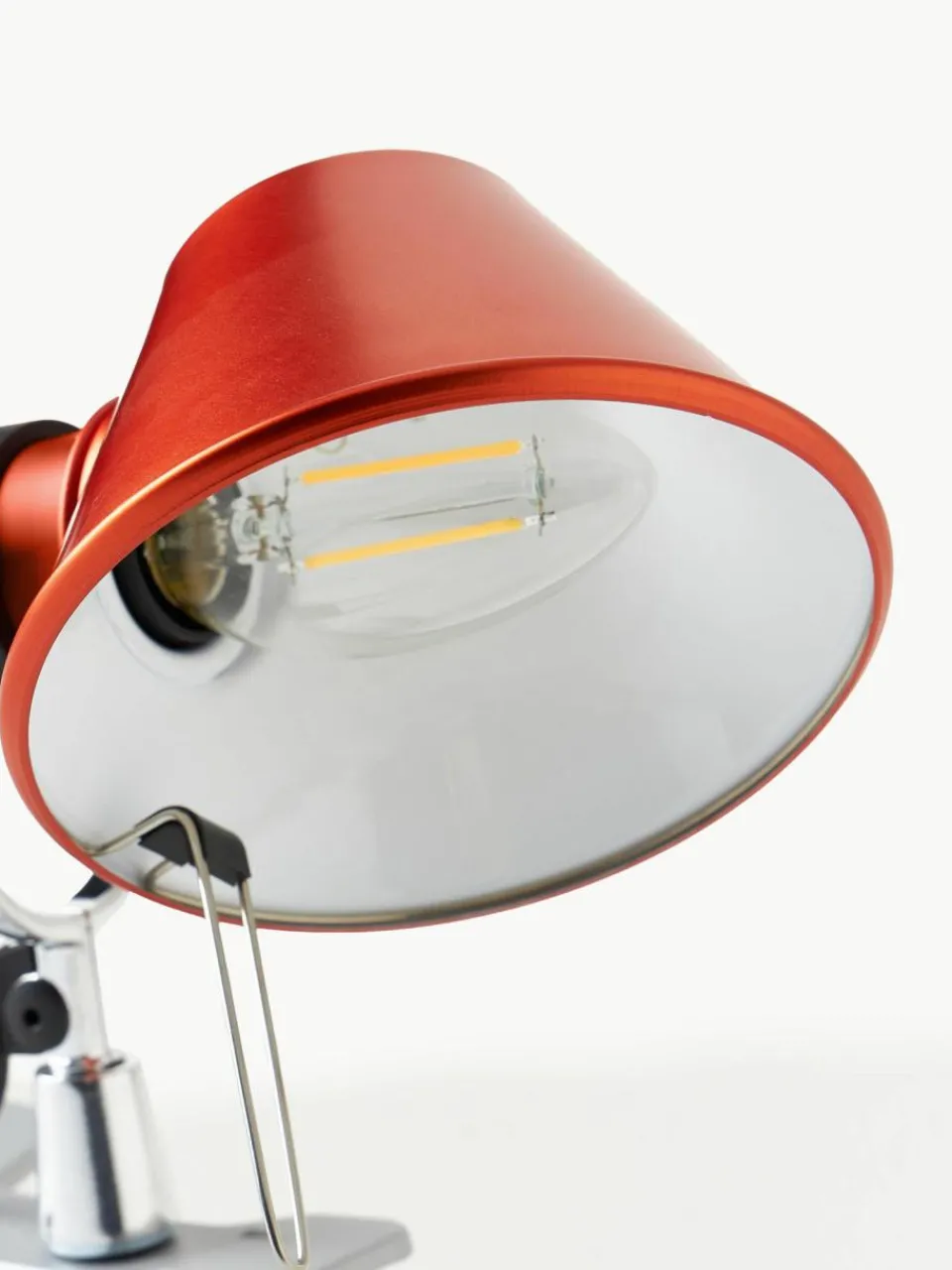 Artemide Kleine Klemm-Schreibtischlampe Tolomeo Micro Pinza