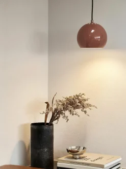 Frandsen Kleine Kugel-Pendelleuchte Ballbraun