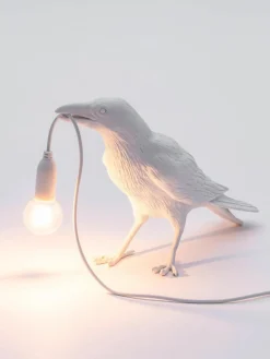 Seletti Kleine LED-Tischlampe Bird