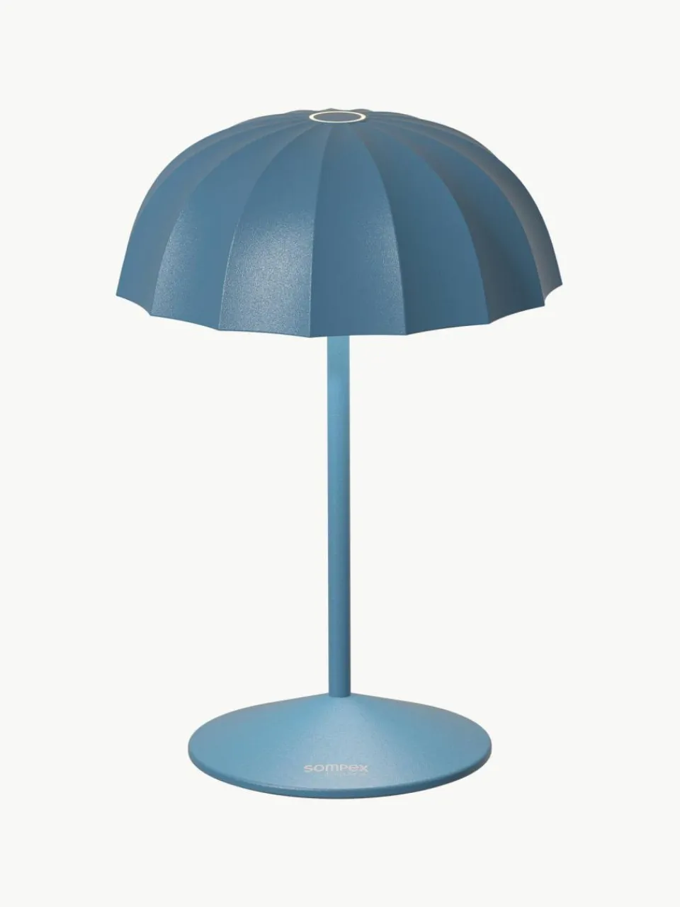 Sompex Kleine mobile LED-Außentischlampe Ombrellino, dimmbar