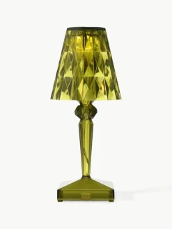 Kartell Kleine mobile LED-Tischlampe Battery, H 26 cm