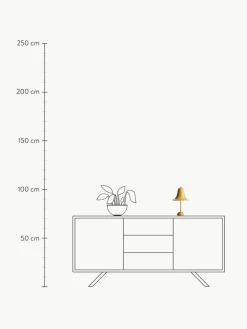 Verpan Kleine mobile LED-Tischlampe Pantop, Design Verner Panton