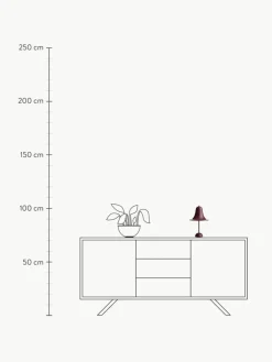 Verpan Kleine mobile LED-Tischlampe Pantop, Design Verner Panton