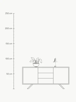 Verpan Kleine mobile LED-Tischlampe Pantop, Design Verner Panton