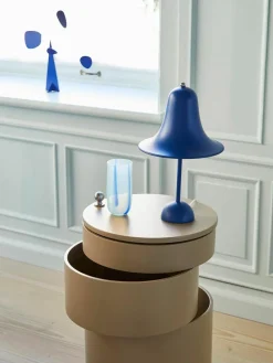 Verpan Kleine mobile LED-Tischlampe Pantop, Design Verner Panton