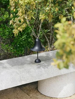 Verpan Kleine mobile LED-Tischlampe Pantop, Design Verner Panton