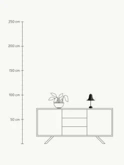 Verpan Kleine mobile LED-Tischlampe Pantop, Design Verner Panton