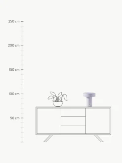 Westwing Collection Kleine mobile LED-Tischlampe Kamal, dimmbar