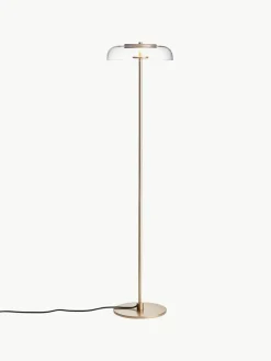 Nuura Kleine mundgeblasene LED-Stehlampe Blossi, dimmbar