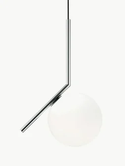 Flos Kleine mundgeblasene Pendelleuchte IC Lights, H 47 cm