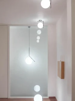 Flos Kleine mundgeblasene Pendelleuchte IC Lights, H 47 cm