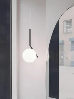 Flos Kleine mundgeblasene Pendelleuchte IC Lights, H 47 cm