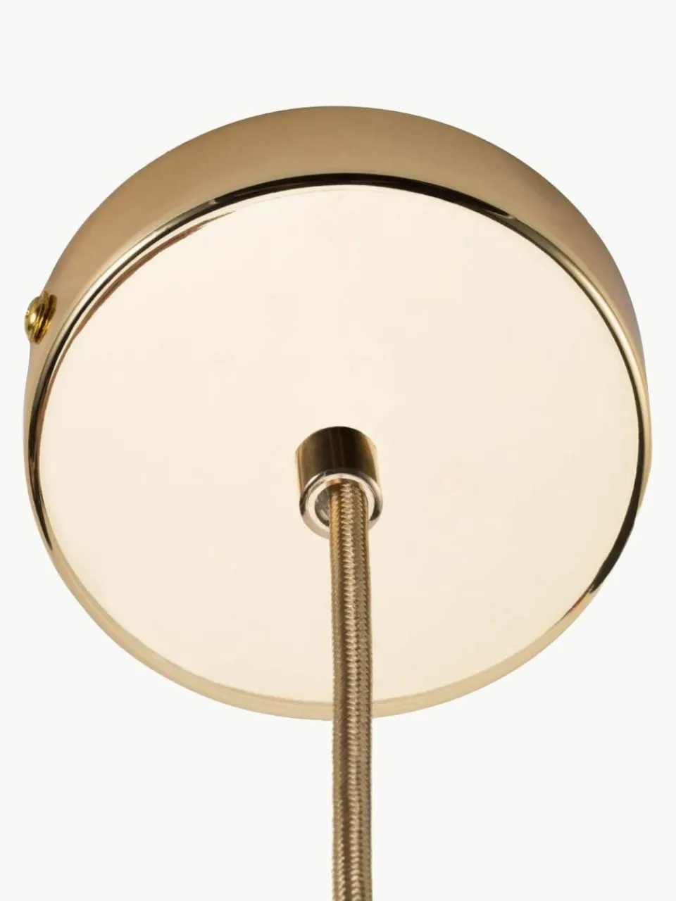 Westwing Kleine Pendelleuchte Gleaming Gold aus Glas