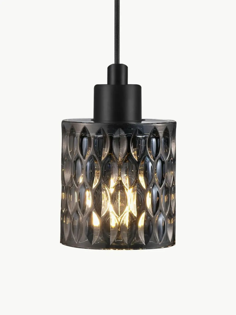 Westwing Kleine Pendelleuchte Hollywood aus Glas