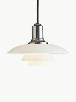 Louis Poulsen Kleine Pendelleuchte PH 2/1, mundgeblasen