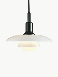 Louis Poulsen Kleine Pendelleuchte PH 3/2, mundgeblasen