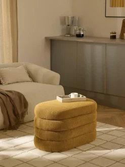 Westwing Collection Kleine Polsterbank Alto mit Stauraum