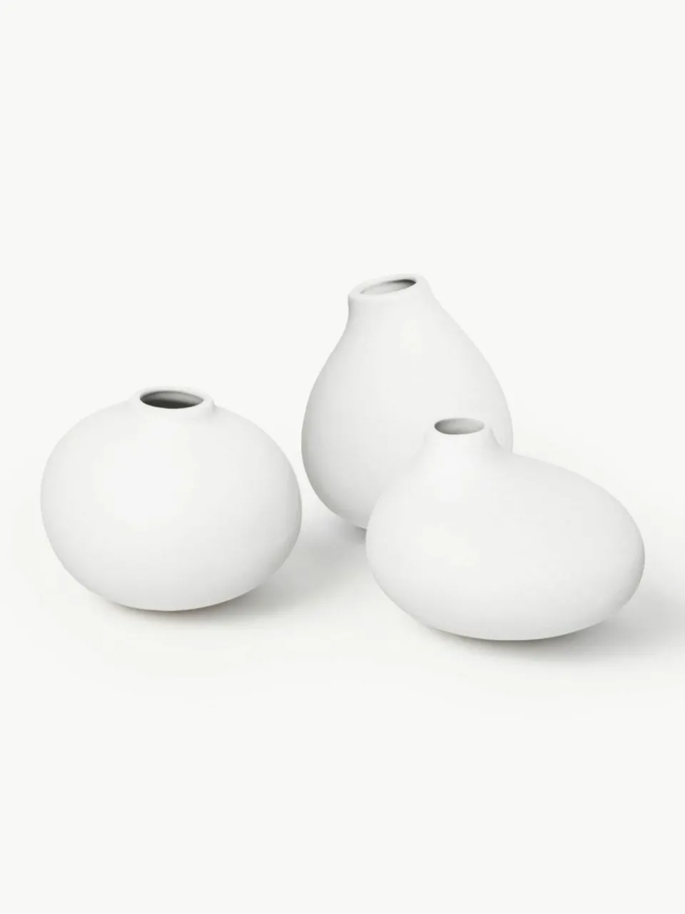 Blomus Kleine Porzellan-Vasen Nona, 3er-Set
