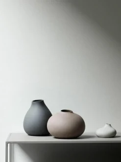 Blomus Kleine Porzellan-Vasen Nona, 3er-Set