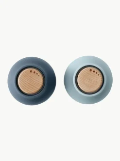 Audo Copenhagen Kleine Salz- & Pfeffermühle Bottle Grinder mit Buchenholzdeckel, 2er-Set