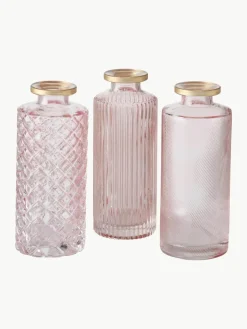 Westwing Kleine Vasen Adore aus Glas, 3er-Set