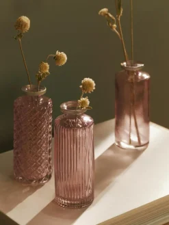 Westwing Kleine Vasen Adore aus Glas, 3er-Set